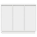 vidaXL LED tálaló LED -es lámpákkal Fehér 90 x 32 x 75 cm Faanyag