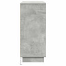 vidaXL LED tálaló Beton Szürke 90 x 32 x 75 cm Faanyag
