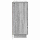 vidaXL LED tálaló Szürke Sonoma 90 x 32 x 75 cm Faanyag