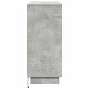 vidaXL Oldalszekrény polcokkal Beton Szürke 90 x 32 x 75 cm Faanyag