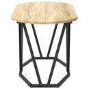 vidaXL Dohányzóasztal Sonoma tölgy 80 x 40 x 40.5 cm Mérnöki fa és fém