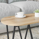 vidaXL Dohányzóasztal Artisan tölgy 80 x 40 x 40.5 cm