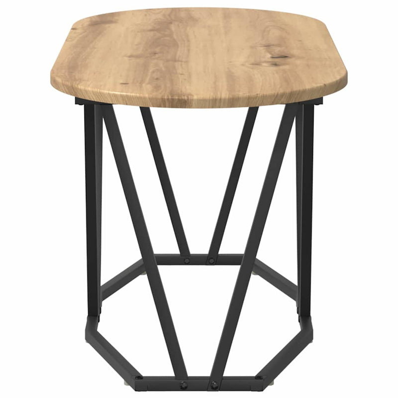 vidaXL Dohányzóasztal Artisan tölgy 80 x 40 x 40.5 cm