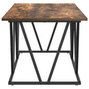 vidaXL Dohányzóasztal Füstölt tölgy 100 x 50 x 40 cm Mérnöki fa és fém