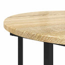 vidaXL Kisasztal készlet polcokkal 2 pcs Barna