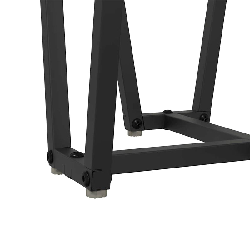 vidaXL Kisasztal készlet 2 pcs Sonoma tölgy és Fekete