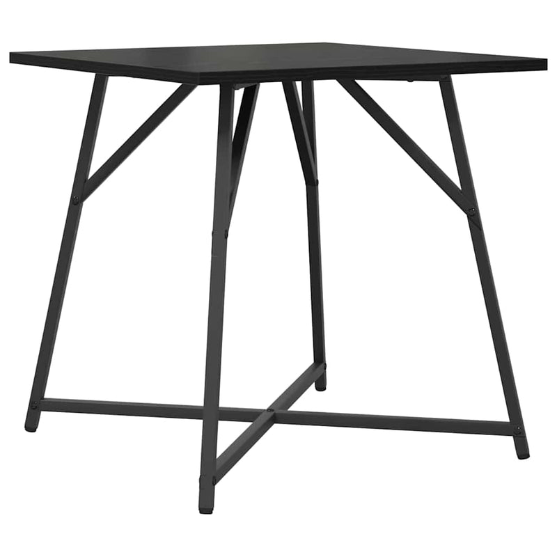vidaXL Kisasztal készlet 2 pcs Musta tammi 50 x 50 x 50 cm