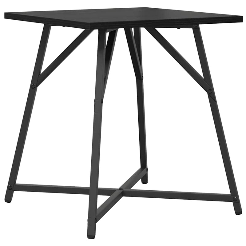 vidaXL Kisasztal készlet 2 pcs Musta tammi 50 x 50 x 50 cm