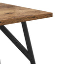 vidaXL Kisasztal készlet 2 pcs Régi fa és fekete