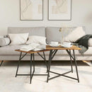 vidaXL Kisasztal készlet 2 pcs Régi fa és fekete