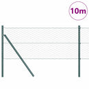 vidaXL Talajra rögzíthető hegesztett drótkerítés 10 x 0,6 m (Sz x M)