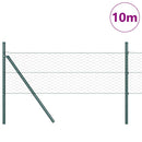 vidaXL Talajra rögzíthető hegesztett drótkerítés 10 x 0,8 m (Sz x M)