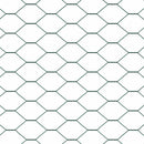 vidaXL Kerítés oszlopokkal Zöld 1 x 10 m PVC-bevonatos acél