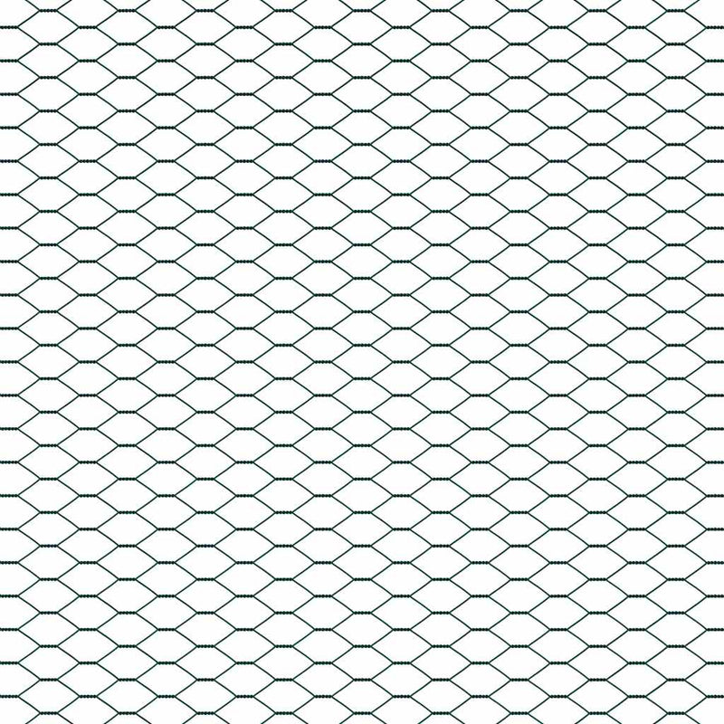 vidaXL Kerítés oszlopokkal Zöld 0,6 x 25 m PVC-bevonatos acél