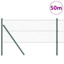 vidaXL Talajra rögzíthető hegesztett drótkerítés 50 x 0,6 m (Sz x M)