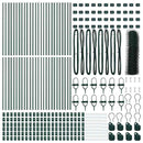 vidaXL Talajra rögzíthető hegesztett drótkerítés 100 x 0,6 m (Sz x M)