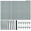 vidaXL Talajra rögzíthető hegesztett drótkerítés 100 x 1,2 m (Sz x M)