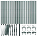 vidaXL Talajra rögzíthető hegesztett drótkerítés 100 x 1,5 m (Sz x M)