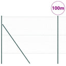 vidaXL Talajra rögzíthető hegesztett drótkerítés 100 x 1,5 m (Sz x M)