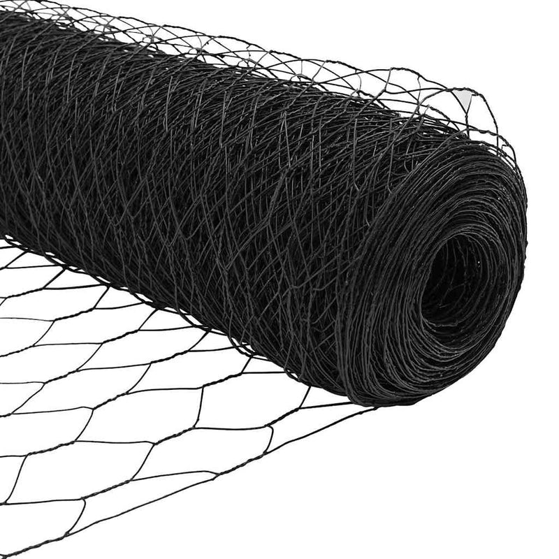 vidaXL Kerítés oszlopokkal Szürke 0,4 x 10 m PVC-bevonatos acél