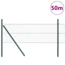 vidaXL Talajra rögzíthető hegesztett drótkerítés 50 x 0,8 m (Sz x M)