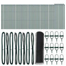 vidaXL Talajra rögzíthető hegesztett drótkerítés 100 x 0,4 m (Sz x M)