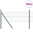 vidaXL Talajra rögzíthető hegesztett drótkerítés 100 x 0,4 m (Sz x M)