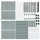 vidaXL Talajra rögzíthető hegesztett drótkerítés 100 x 1 m (Sz x M)