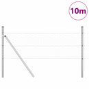 vidaXL Talajra rögzíthető hegesztett drótkerítés 10 x 0,8 m (Sz x M)