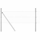 vidaXL Talajra rögzíthető hegesztett drótkerítés 25 x 0,5 m (Sz x M)