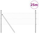 vidaXL Talajra rögzíthető hegesztett drótkerítés 25 x 0,8 m (Sz x M)