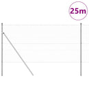 vidaXL Talajra rögzíthető hegesztett drótkerítés 25 x 1 m (Sz x M)