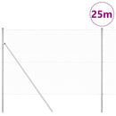 vidaXL Talajra rögzíthető hegesztett drótkerítés 25 x 1,5 m (Sz x M)