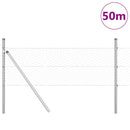 vidaXL Talajra rögzíthető hegesztett drótkerítés 50 x 0,8 m (Sz x M)
