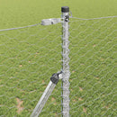 vidaXL Talajra rögzíthető hegesztett drótkerítés 50 x 1 m (Sz x M)