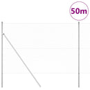 vidaXL Talajra rögzíthető hegesztett drótkerítés 50 x 1,5 m (Sz x M)