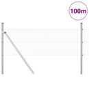 vidaXL Talajra rögzíthető hegesztett drótkerítés 100 x 0,4 m (Sz x M)
