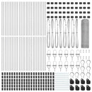 vidaXL Kerítés oszlopokkal Ezüst 0.6 x 100 m PVC-bevonatos acél