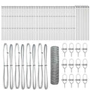 vidaXL Talajra rögzíthető hegesztett drótkerítés 100 x 0,8 m (Sz x M)