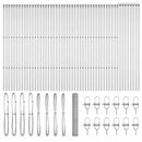 vidaXL Talajra rögzíthető hegesztett drótkerítés 100 x 1,2 m (Sz x M)