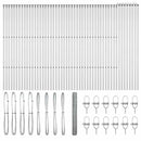 vidaXL Kerítés oszlopokkal Ezüst 1.2 x 100 m PVC-bevonatos acél