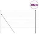 vidaXL Talajra rögzíthető hegesztett drótkerítés 100 x 1,2 m (Sz x M)