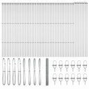 vidaXL Talajra rögzíthető hegesztett drótkerítés 100 x 1,5 m (Sz x M)