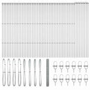 vidaXL Kerítés oszlopokkal Ezüst 1.6 x 100 m PVC-bevonatos acél