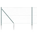 vidaXL Hevederes drótkerítés tüskékkel 10 x 1,4 m (Sz x Ma)