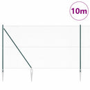 vidaXL Hevederes drótkerítés tüskékkel 10 x 1,6 m (S x M)