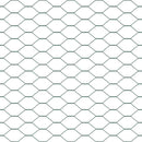 vidaXL Kerítés oszlopokkal Zöld 0.5 x 25 m PVC-bevonatos acél