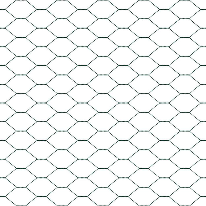 vidaXL Kerítés oszlopokkal Zöld 0,6 x 25 m PVC-bevonatos acél