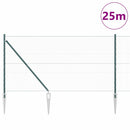 vidaXL Hevederes drótkerítés tüskékkel 25 x 1,2 m (Sz x M)