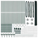 vidaXL Hevederes drótkerítés tüskékkel 50 x 1,5 m (Sz x M)